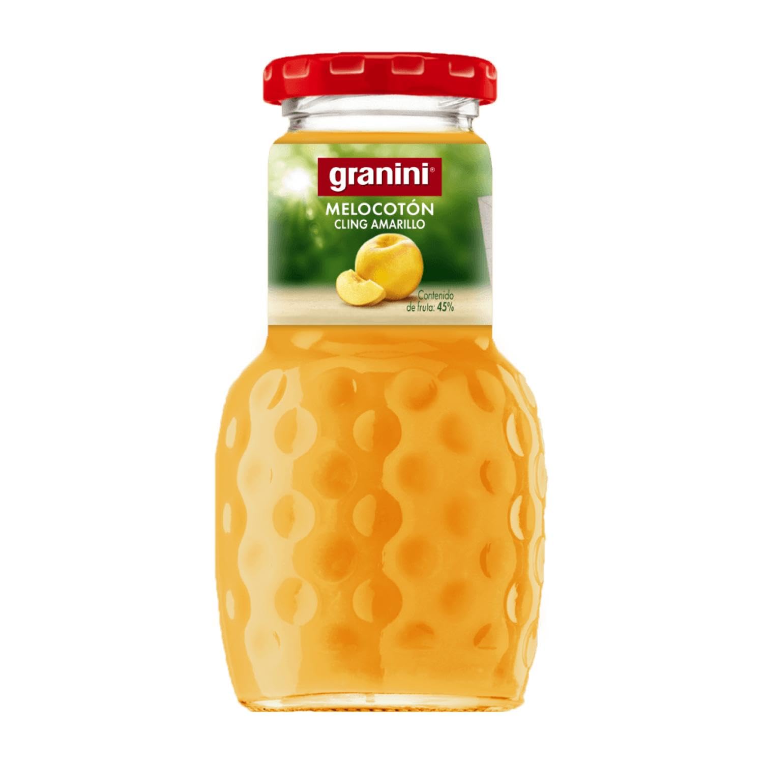Refrescos y Mixers Caja de 24 unidades Granini Melocotón 100% Exprimido con Pulpa Botellín 20 cl