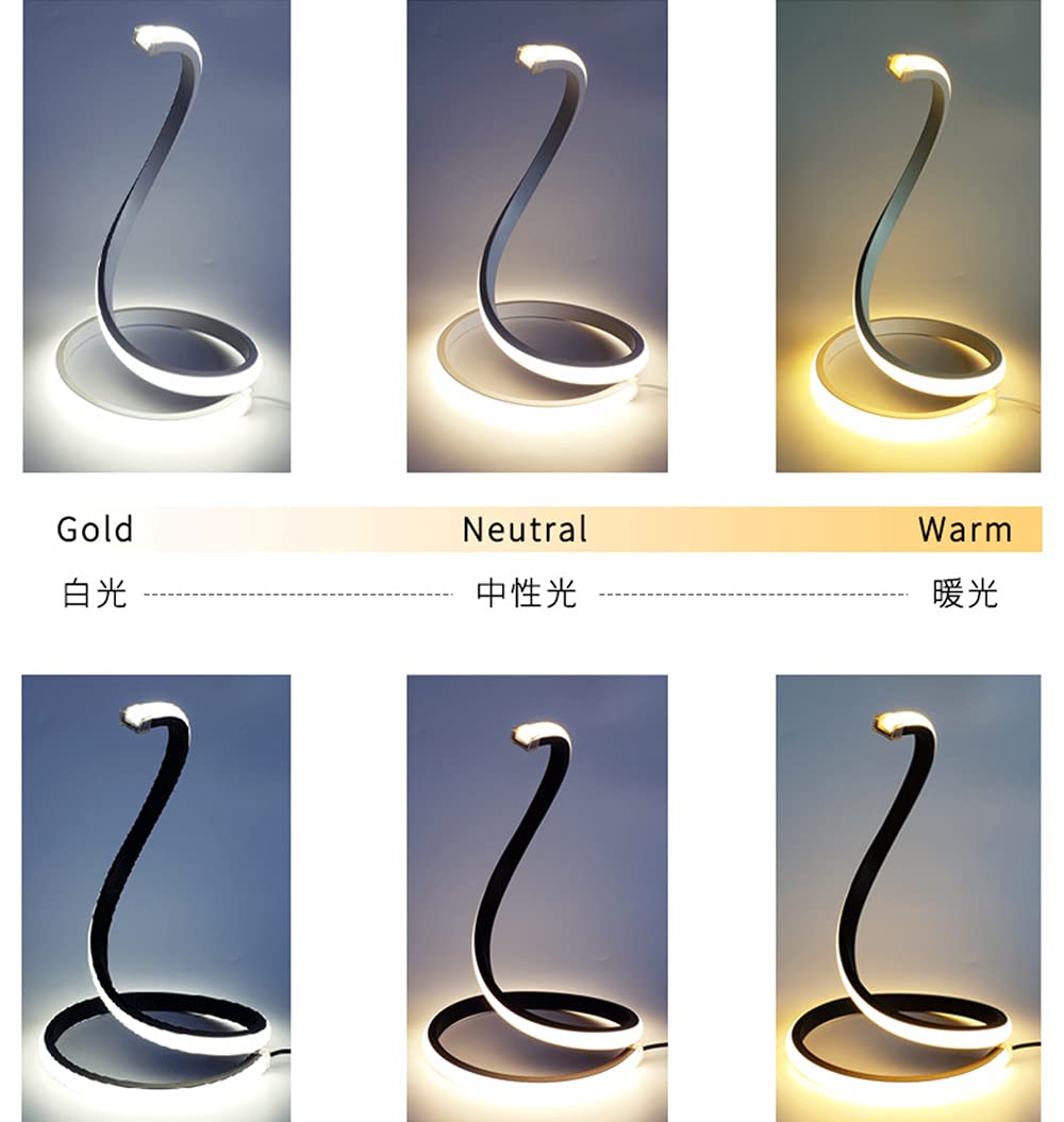 Kreatywna lampa stołowa LED do łóżka, nudna do sypialni, salonu, ściemniana dekoracja Smart Touch, nudny stół z wtyczką i przełącznikiem