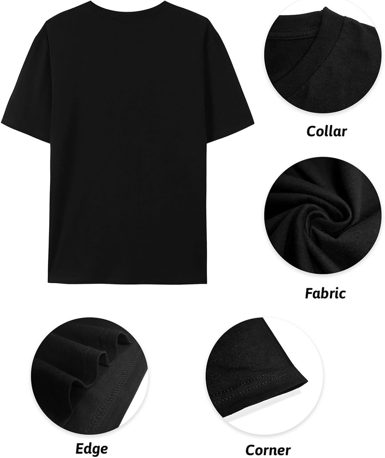 T Shirts for Women Graphic Tees Cartoon Cat Crew Neck Short Sleeve Shirts for Women Cute Animal Casual T-Shirt - Image 6