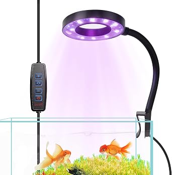 Aquarium Light for Fish Tank, 8W Clip On Fish Tank Light [Energy Class A+]