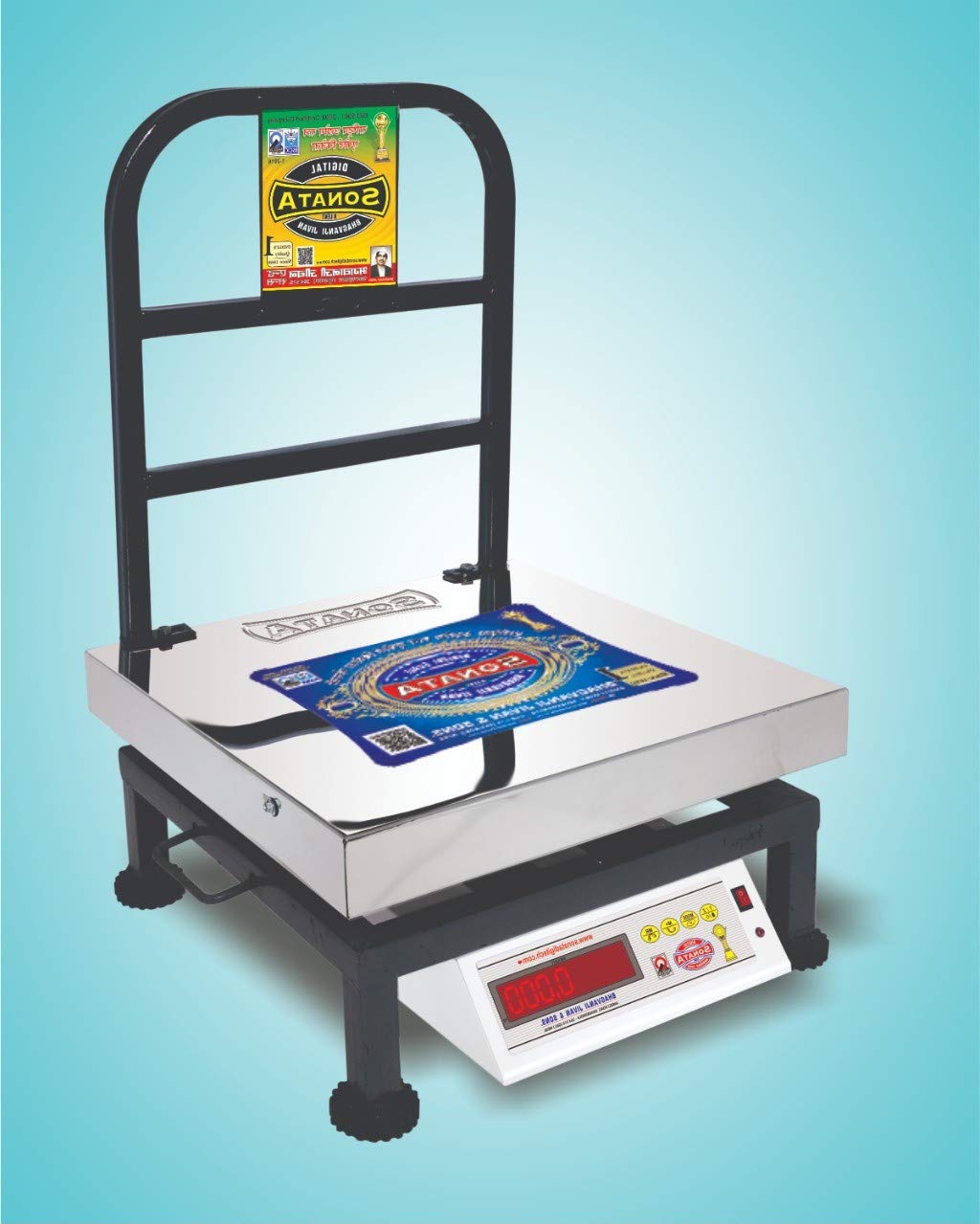300 kg Electronic platform weighing scale used for shop & Industries.
