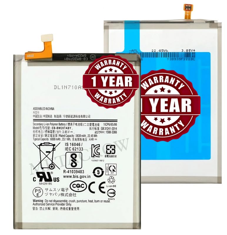 Original EB-BM207ABY Battery for Samsung Galaxy M31 Battery - (6000mAh) - 1 Year Warranty-image-18