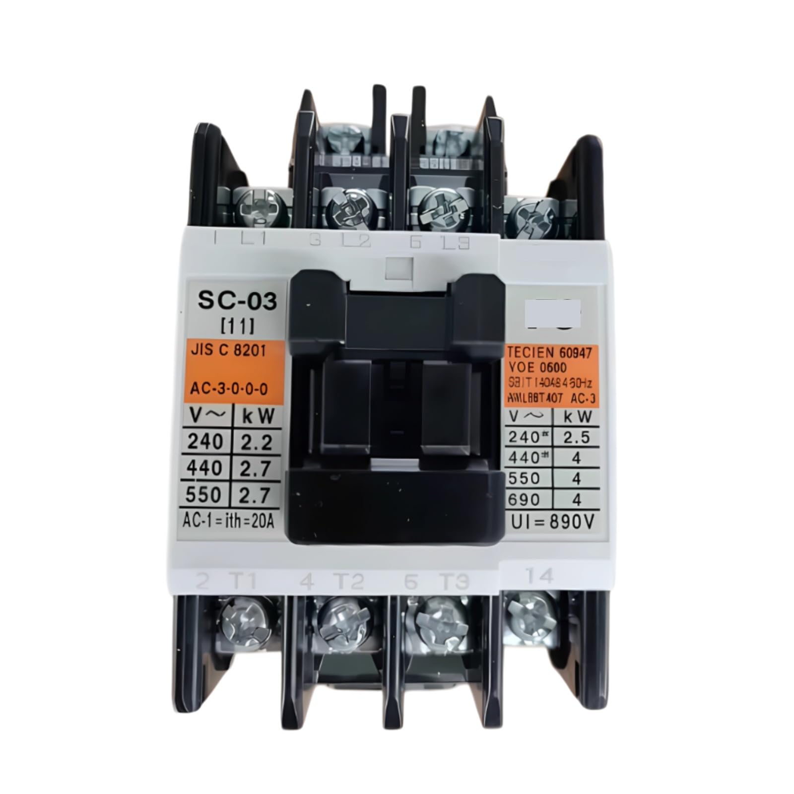 Contacteurs SC-03 1B NC éliminez les pannes de bobine avec ce modèle AC36V