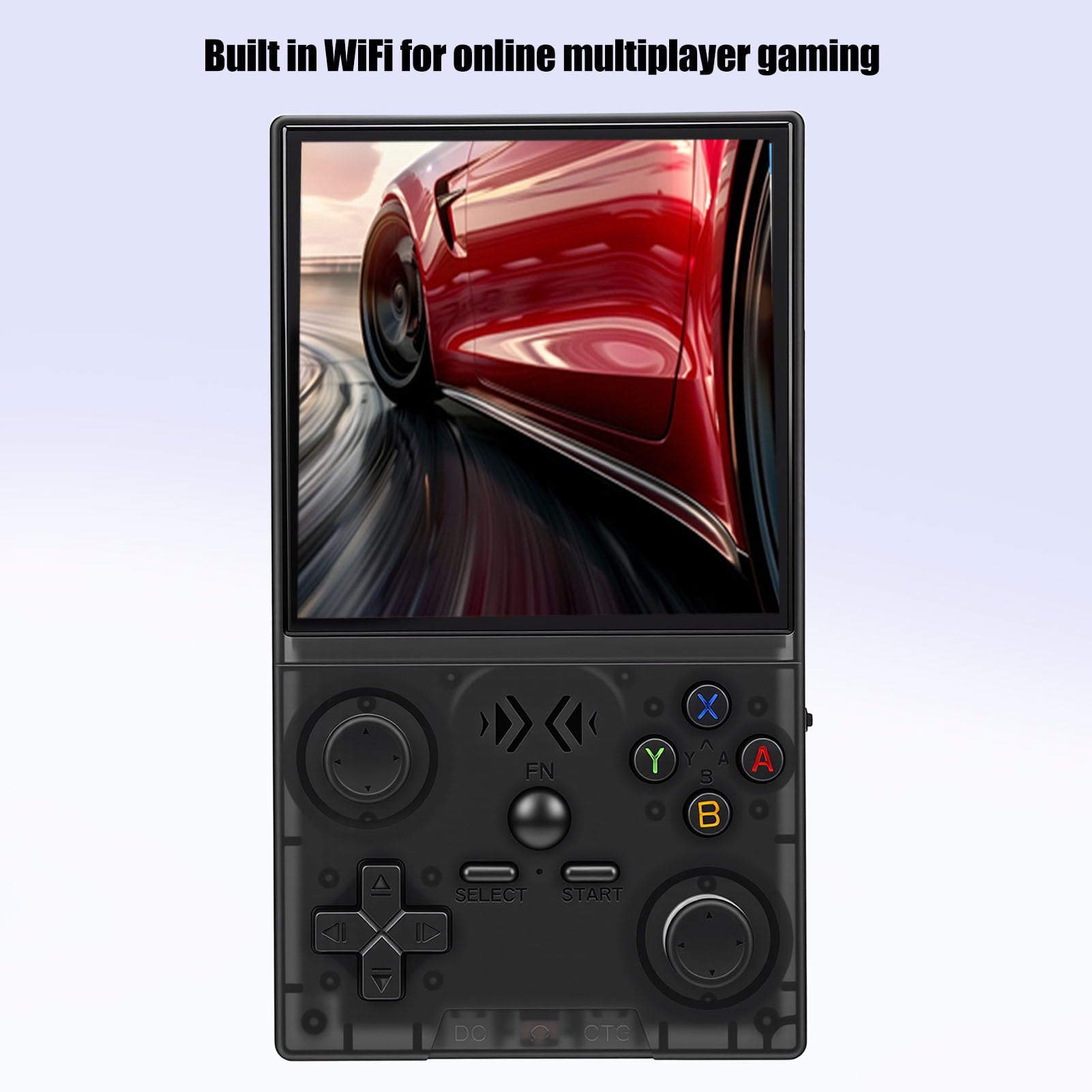 Console di Gioco Portatile Console di Gioco retrò Portatile Supporto Schermo HD da 4 Pollici per Giochi Multiplayer Risoluzione 720x720 (128G)