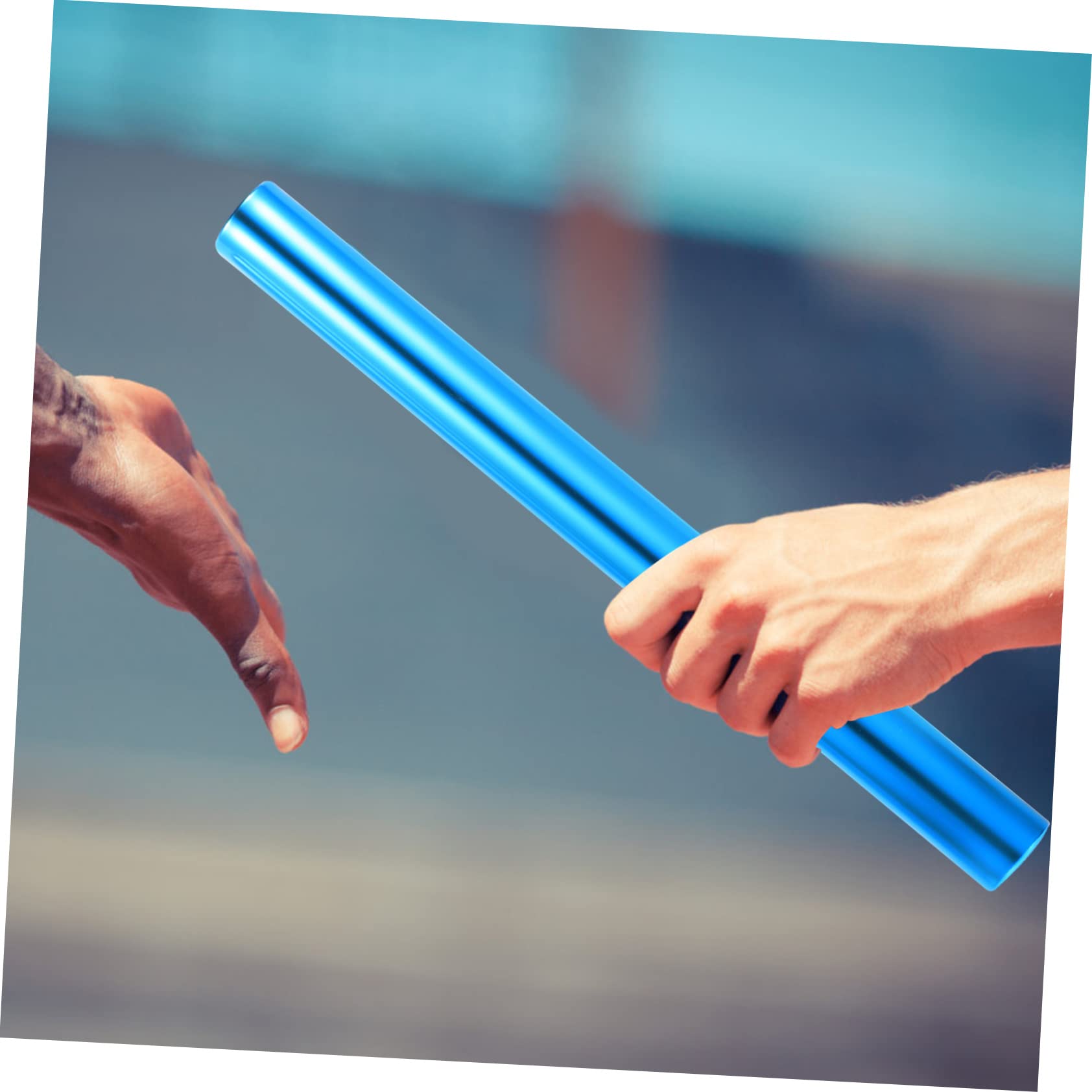 Bastoni di Relay Professionali per Atletica 4Pcs Antiscivolo per Gare di Staffetta