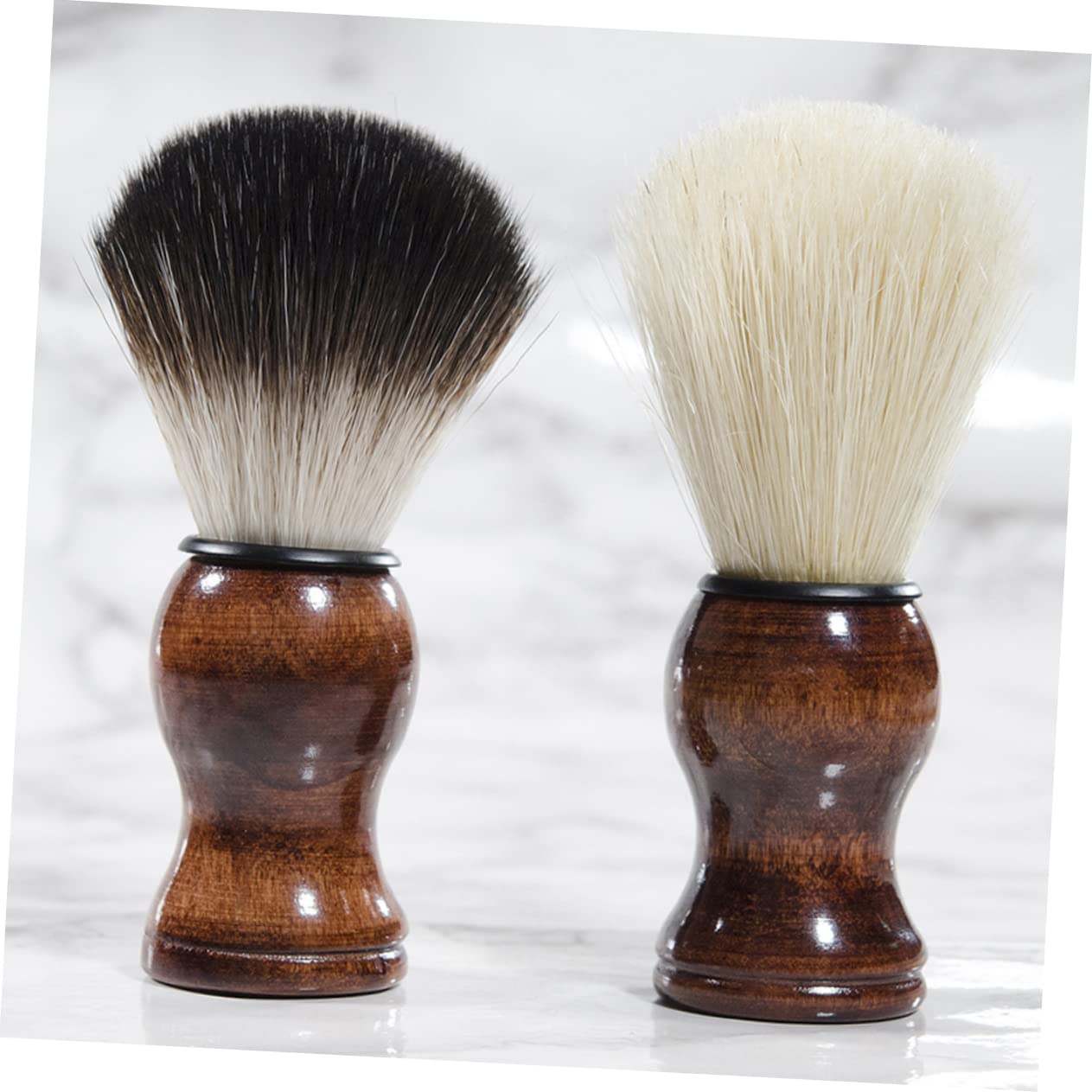 Baluue 3stücke Portable Beard Brush Für Männer Hautfreundliche Nylon-rasierpinsel Für Bartpflege Und Gesichtsreinigung Kompakte Und Tragbare Bartbürste Für Reisen Und Täglichen