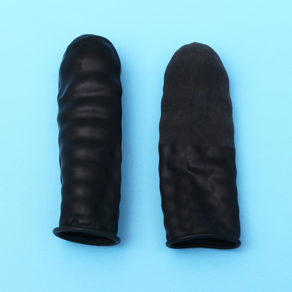 Finger Cots Black Anti-Static Protective Fingers Cover Lightweight Not Easy to Deform for Industrial and Workplace Use 1000pcs Pack