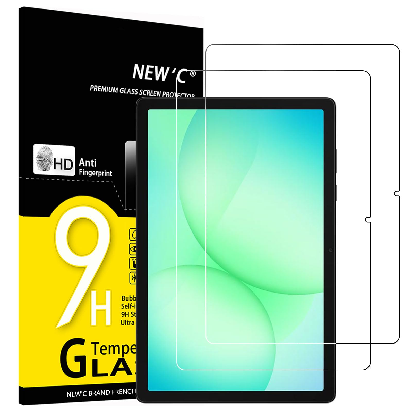 NEW'C Pellicola Protettiva Vetro Temperato 9H per Samsung Galaxy Tab A11+ 11 Pollici
