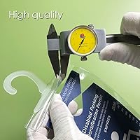 Vista 5 de Handicap Parking Placard Holder, Ultra Transparent Disabled Permit Protective Cover with Large Hanger by Tbuymax (Set of 2)