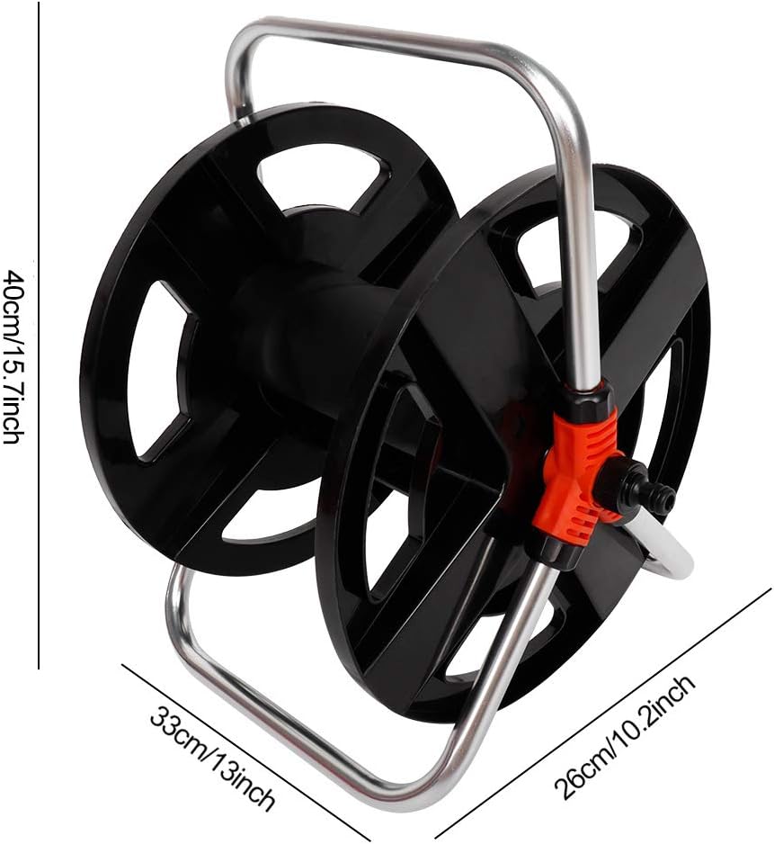 3周年記念イベントが ホースカート ポータブルホースカート水道管収納ラックリールガーデンツールアクセサリーmウォーターホース用 Www Larrypolatsch Com