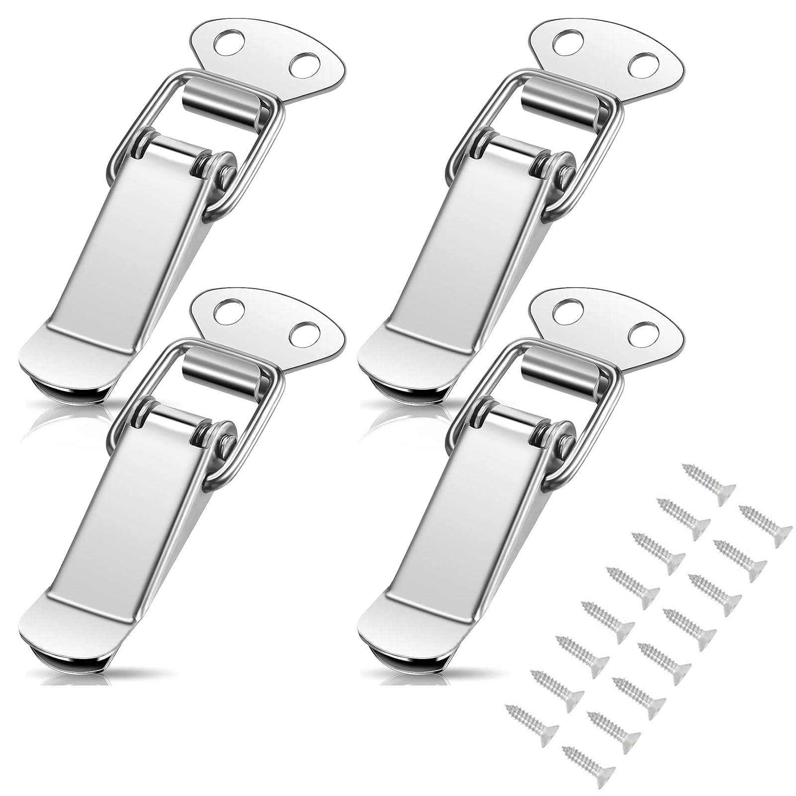 MejaRizon Tension Lock 56 mm Pack of 4, Zilverachtig