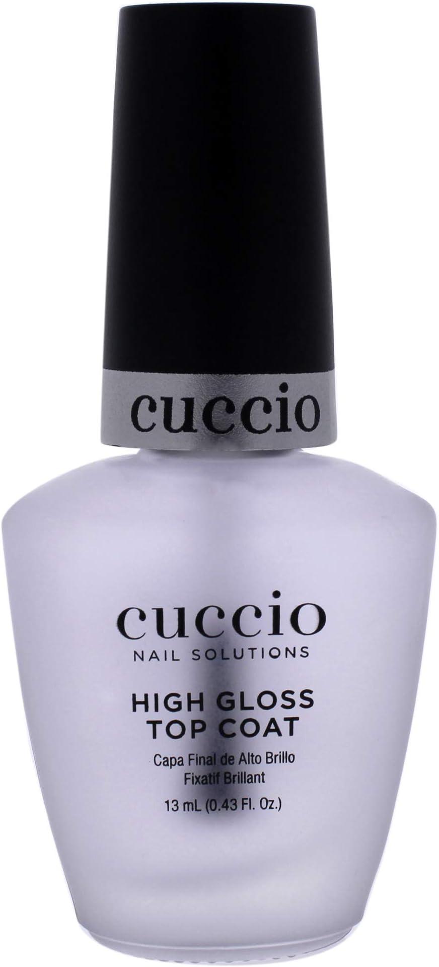 Cuccio Nail Treatments - High Gloss Top Coat - 0.43oz / 13ml