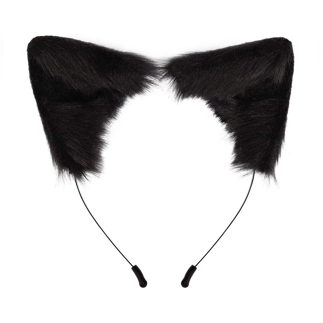 Cat Fox Faux Fur Ears Headband Cute Halloween Fancy Dress Cosplay Handmade Animal Furry Ears Hair Hoop