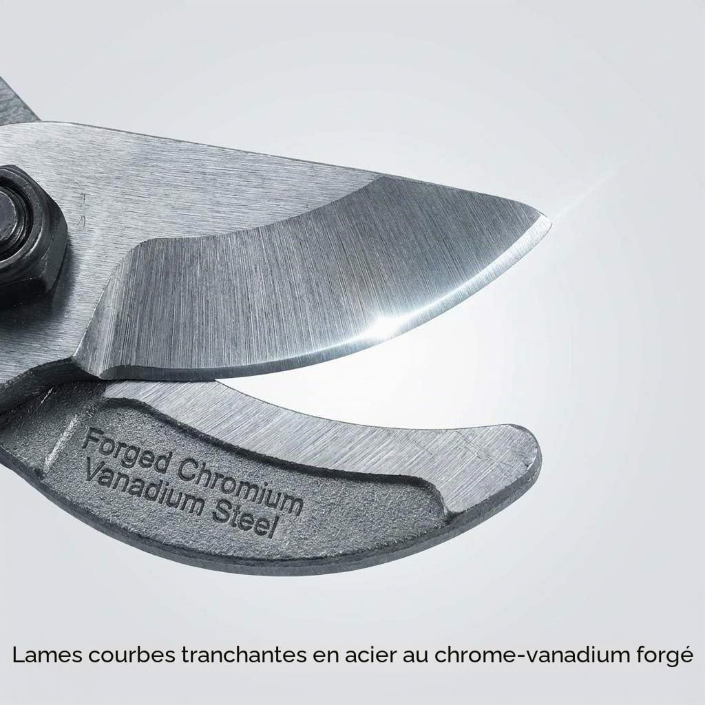QWORK® 350mm Coupe-câble en acier inoxydable, pour couper des fils d'acier jusqu'à 9mm, avec traitement thermique haute température