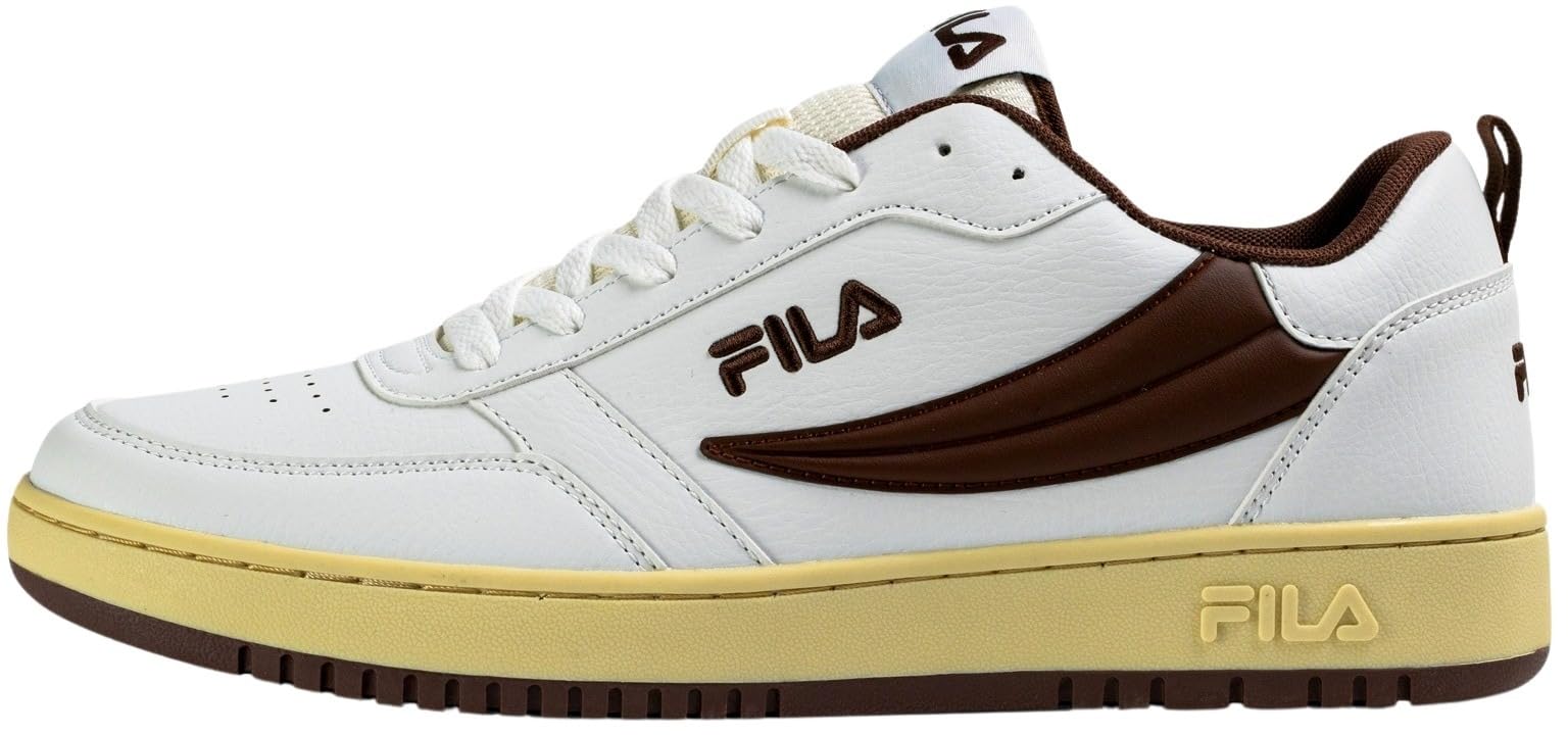 FILA Men's Rega NF Trainers, White-Chocolate Fondant, 41 EU, White Chocolate Fondant, 7 UK