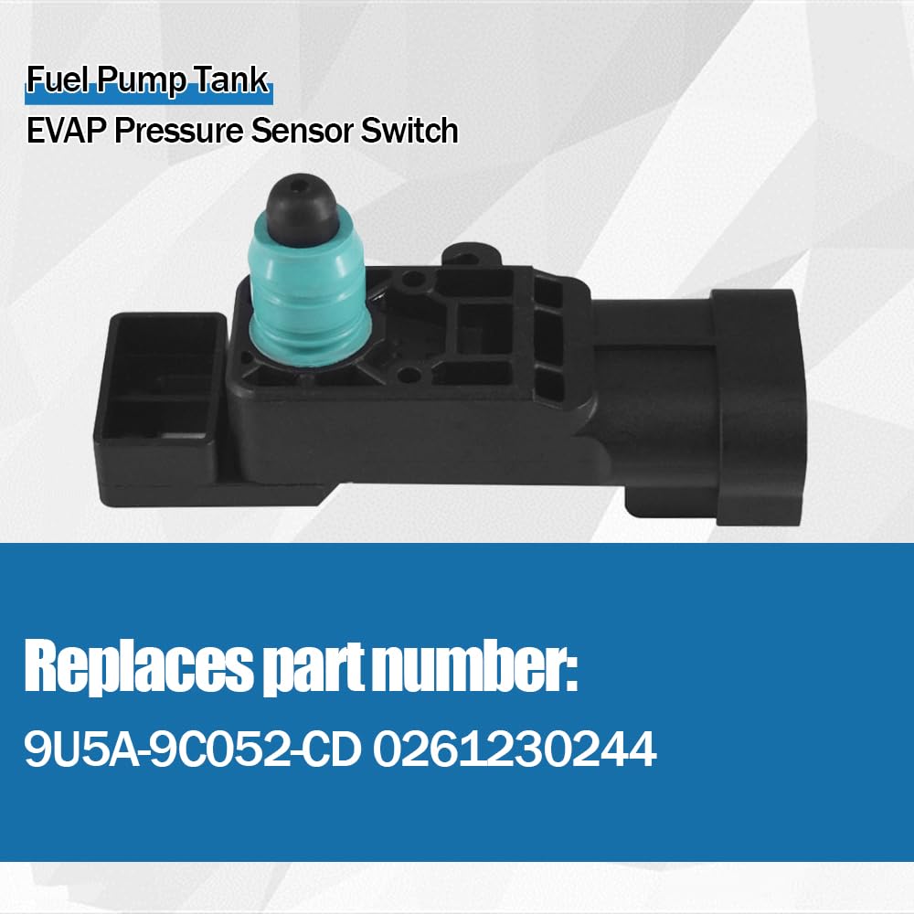 Fuel Pump Tank EVAP Pressure Sensor Switch Fits for Ford Replaces 9U5A-9C052-CD 0261230244