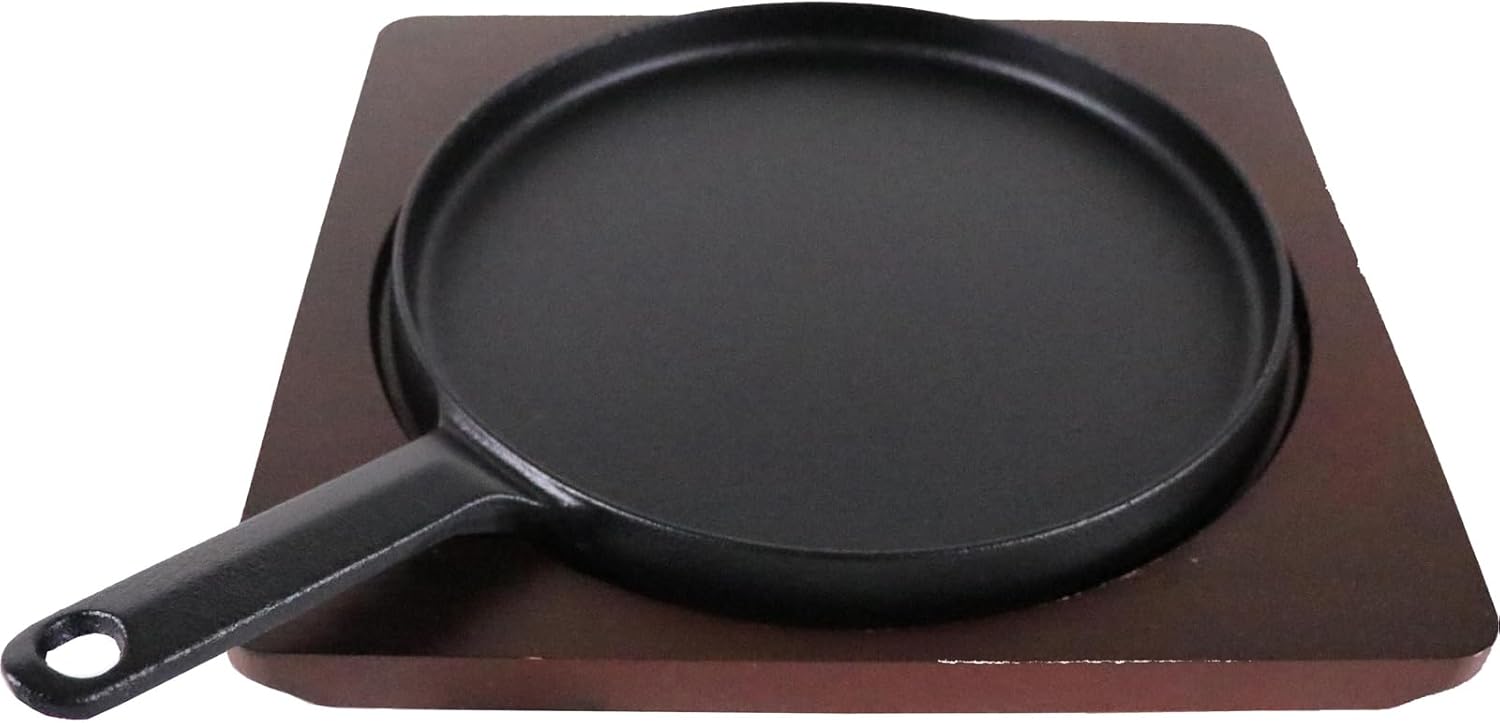 遠藤商事(Endo Shoji) Chubu Tokiwa PTK10003 Steak Plate, Small, 6.7 inches (17 cm), Round, Made in Japan