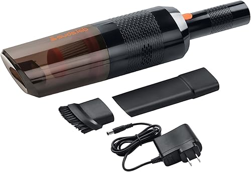 Suds Lab V1 - Aspiradora inalámbrica de alta potencia (42 Kpa) recargable y de larga duración (3000 mAh) - Aspiradoras portátiles de mano para