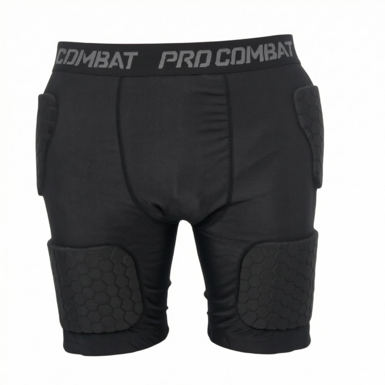 predolo Pantaloncini con Protezioni Integrate Resistenti Agli Urti, Pantaloncini con Imbottitura Integrata, Comodi, per Allenamento, Giocatori di Football, Atleti