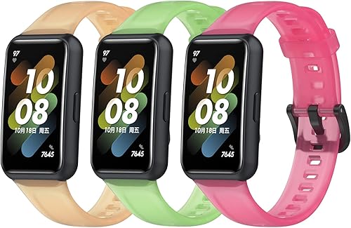 Miniatura 1 de Correa de reloj compatible con Huawei Band 7, correa de repuesto ajustable para Huawei Band 7