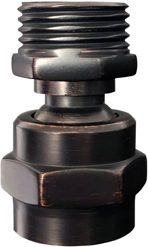 shower head Swivel ball adapter,hand shower rotate povit shower arm extension connector,ORB/oil rubbed bronze