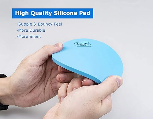 Miniatura 3 de Almohadilla de práctica de tambor GUITTO - Soporte para almohadilla de batería, tambor de práctica de piernas con correa para niños para adultos,