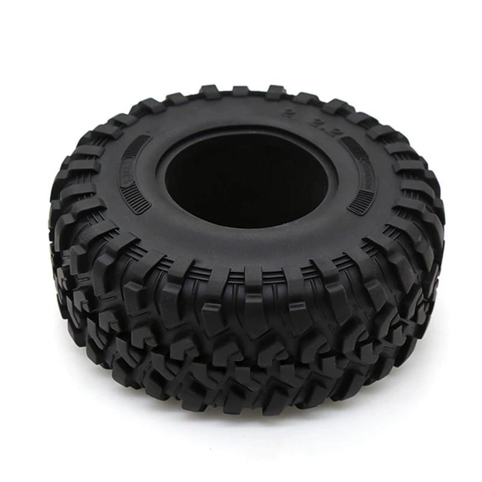 RC Car Pneumatico Ruota Compatibile con Assiale per SCX10 RR10 per Wraith per Traxxas TRX4 TRX6 4 Pezzi 130 Mm 2.2 Pneumatici in Gomma per Ruote per 1/10 RC Crawler Car