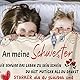 PQCXXA Schwester Geschenk, Geschenke für Schwester, Beste Schwester Kuscheldecke Geschenke, Personalisierte Sinnvolles Geschenk für Schwester Geburtstag, Große Schwester (Für Schwester B, 130x150cm)