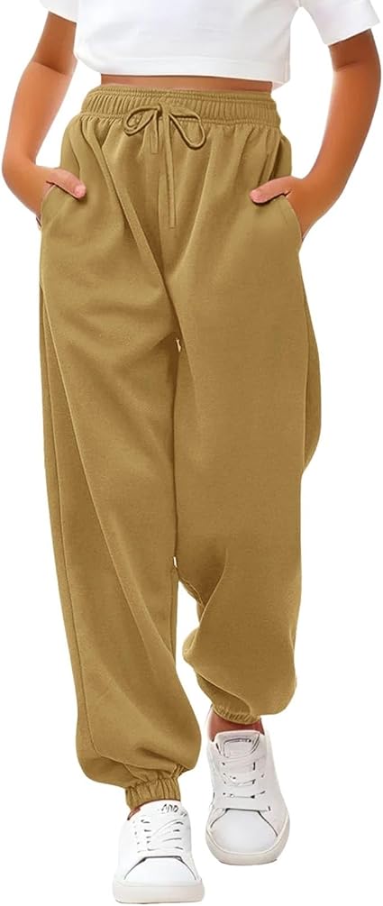 Mädchen Jogginghose Lang - Baggy Sweatpants Für Kinder Im Herbst Und Winter