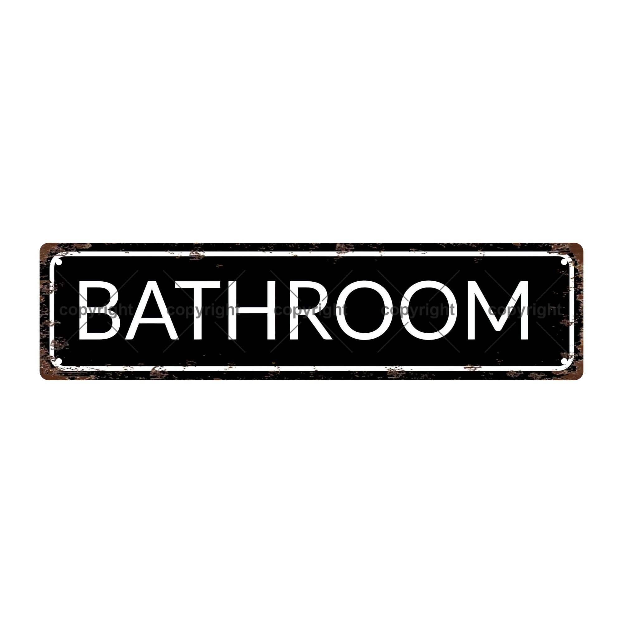 Bathroom Space Metal Tin Street Sign Bar Cafe Garage Cave Home Room Wall Bathroom Farmhouse Garden Porch Patio Decor,4x16 Inch