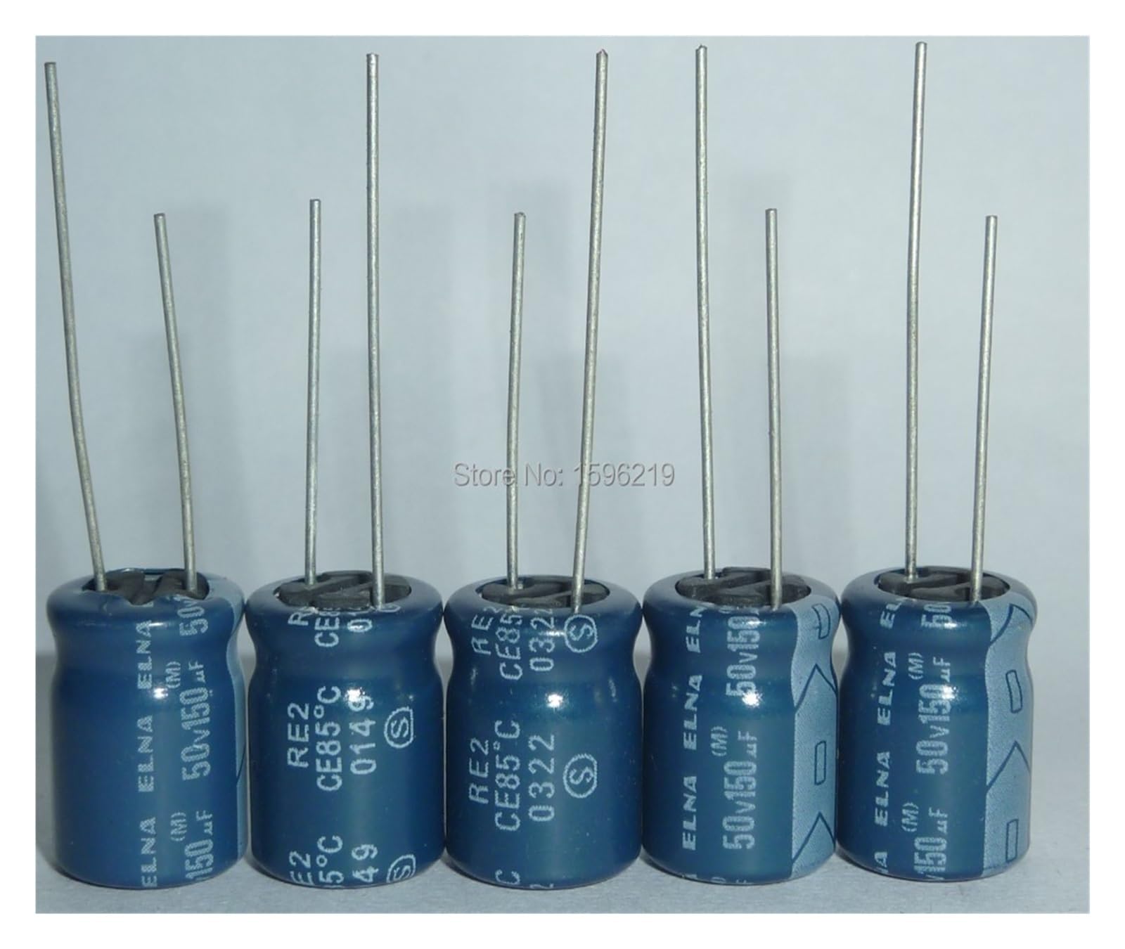 Condensateur audio 50V 150uF électrolytique radial 10x12.5mm pour amplificateur
