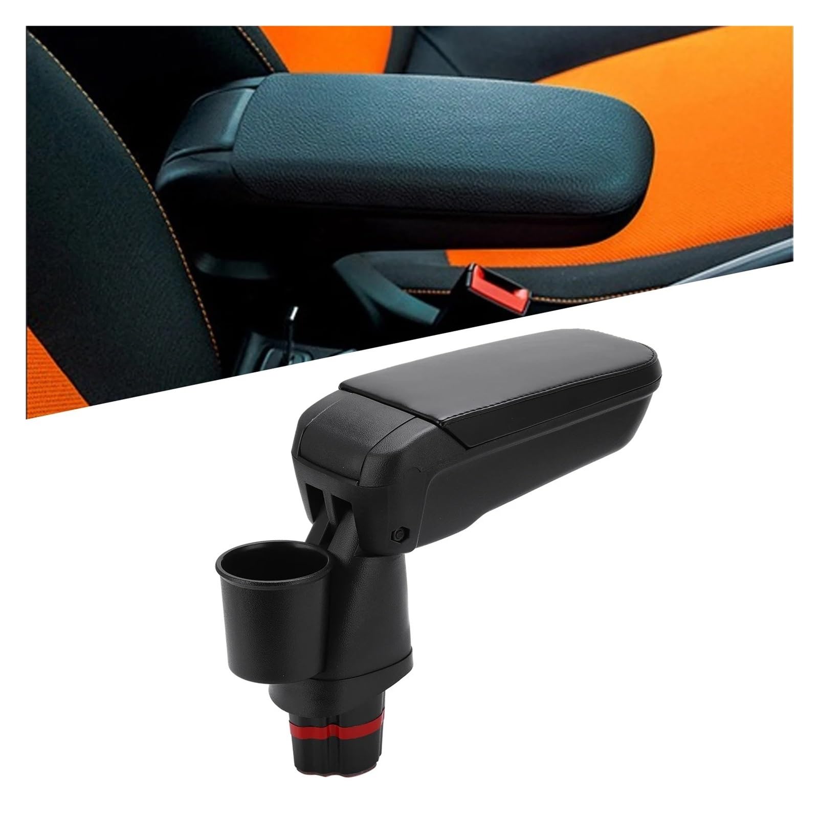 Per Smart Per Fortwo Box Centrale Bracciolo Auto Con Portabicchieri