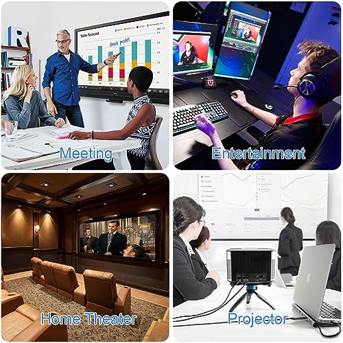 Image of MICROWARE 192KHz eARC /ARC Audio Converter, HDMI eARC /ARC Audio Extractor to HDMI, SPDIF /Optical, L /R or 3.5 mm Jack Stereo, Digital to Analog Aduio Converter