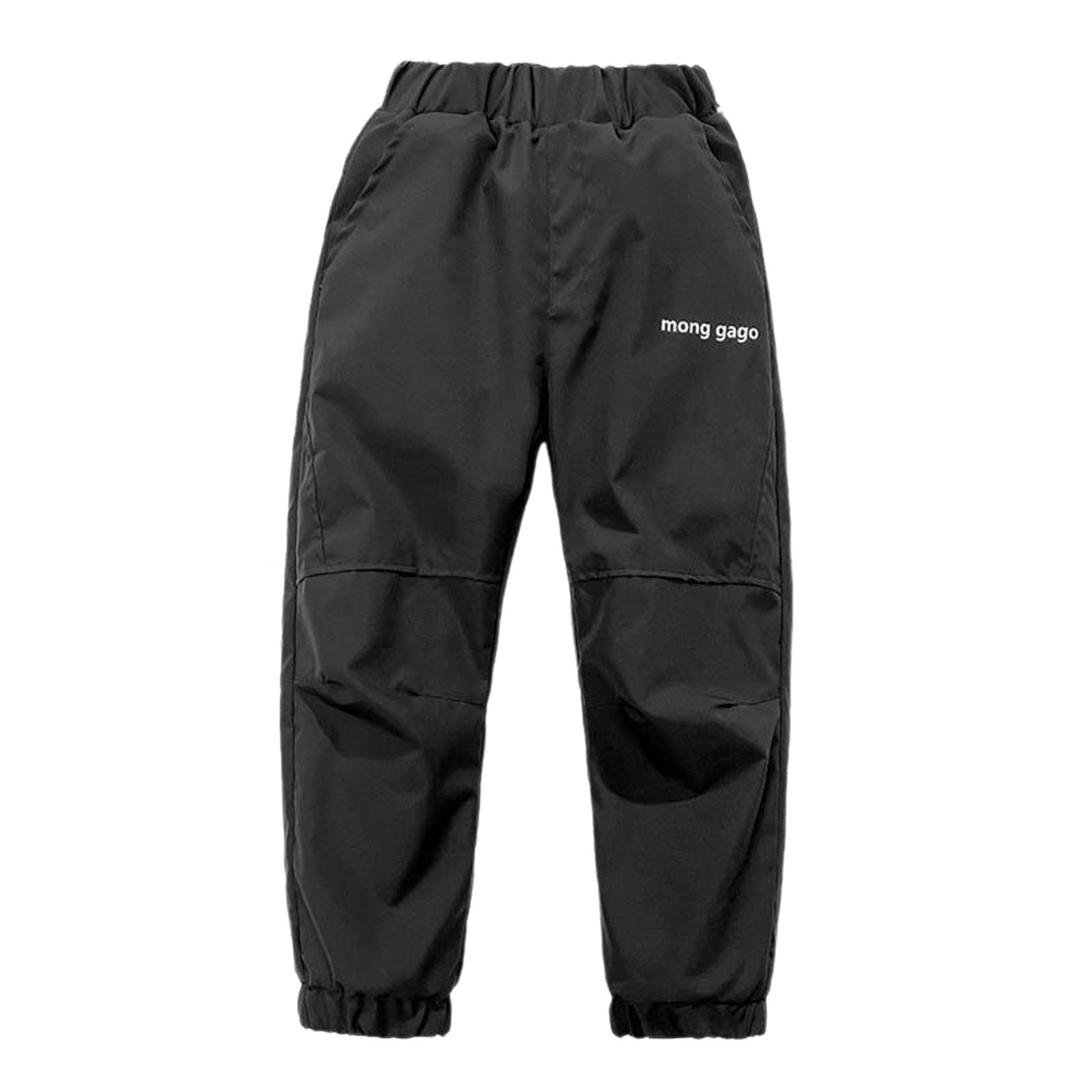 Pantalones Deportivos Largos para niños, Pantalones atléticos, Pantalones de chándal para niñas, Pantalones térmicos, Gruesos, cálidos, Impermeables n8