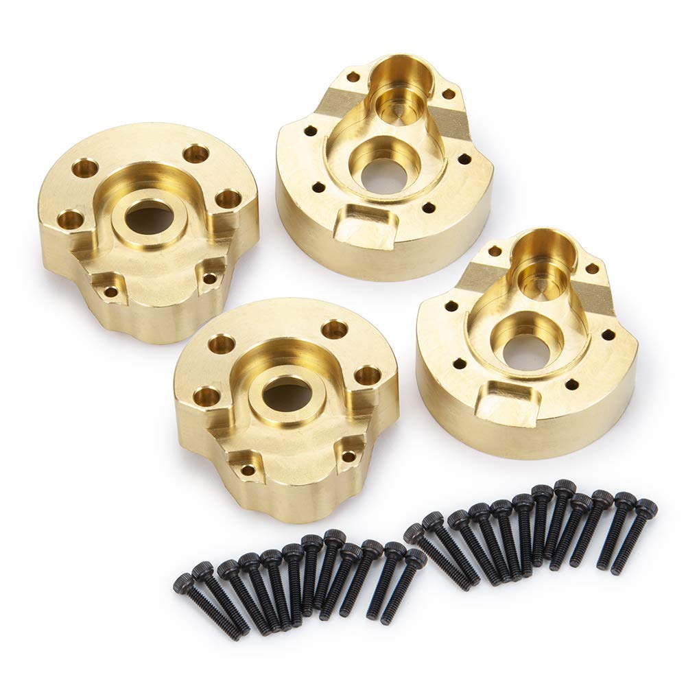 ZuoLan 4pcs Heavy Weight Brass Outer Portal Drive Housing for Redcat GEN8 1/10 RC Crawler Car Accessories - Image 3