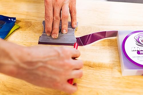 Miniatura 3 de Colas de mono – Tampón de escobilla de goma personalizable sin cortar; aplicar película envolvente; suave y duradero, uso húmedo o seco, borde