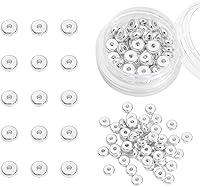 Vista 8 de Cuentas espaciadoras redondas bañadas en oro de 14 quilates, 3x3 mm, 50 piezas para hacer joyas sin deslustre