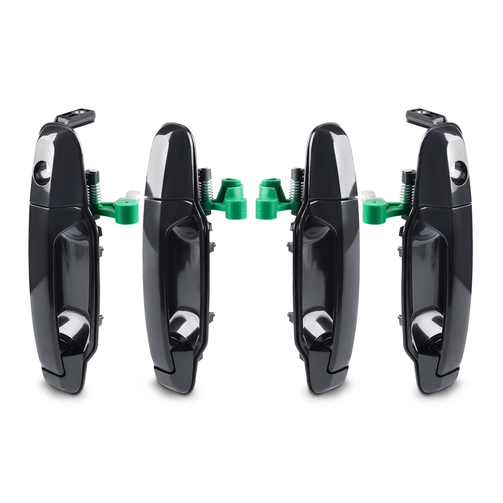 Zhannuobhd 4Pcs For Kia For Sorento 2003 2004-2009 82650-3E000 81158 81155 Front Rear Left Right Outside Door Handles Exterior Vehicle Exterior Outer Door Handle(4Pcs)