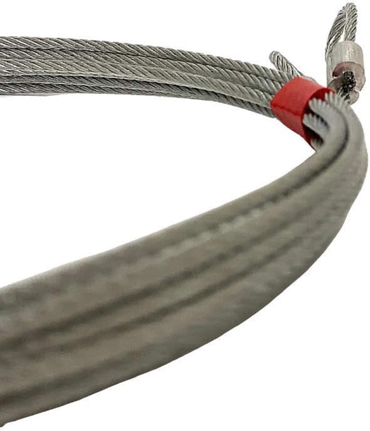 ALCAN Conjunto de cable de puerta de garaje premium para resorte de torsión de puerta de garaje de 7 pies de alto
