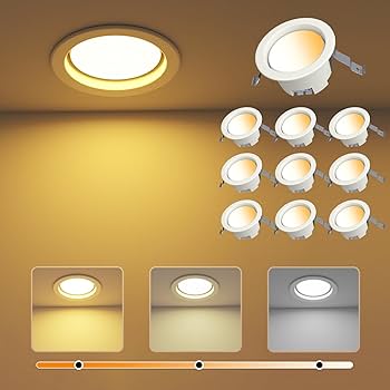 SY 100Φダウンライト8台&リモコン2個 LEDダウンライト 薄型 100Φ 8W 電球色/昼白色 : クリエーボ - 通販
