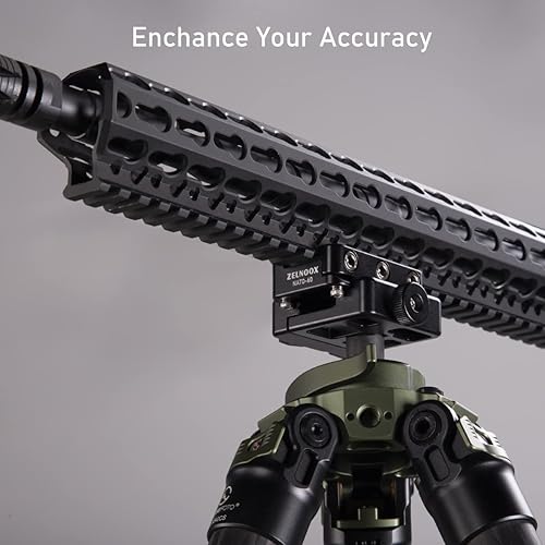 Miniatura 6 de Picatinny Arca Swiss Plate,Picatinny Rail to Arca Trípode Montaje,Picatinny Rail convertido en adaptador de cola de milano Arca RRS, compatible con