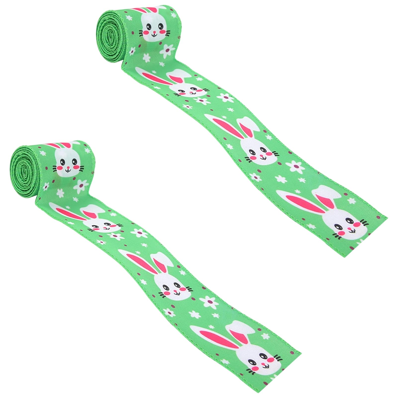 alloneslife Of 2 Festival Ribbons Packaging Ribbon Polyester Texture Suitable for Enhancing Atmospheres in Gatherings and Craft Ribbon