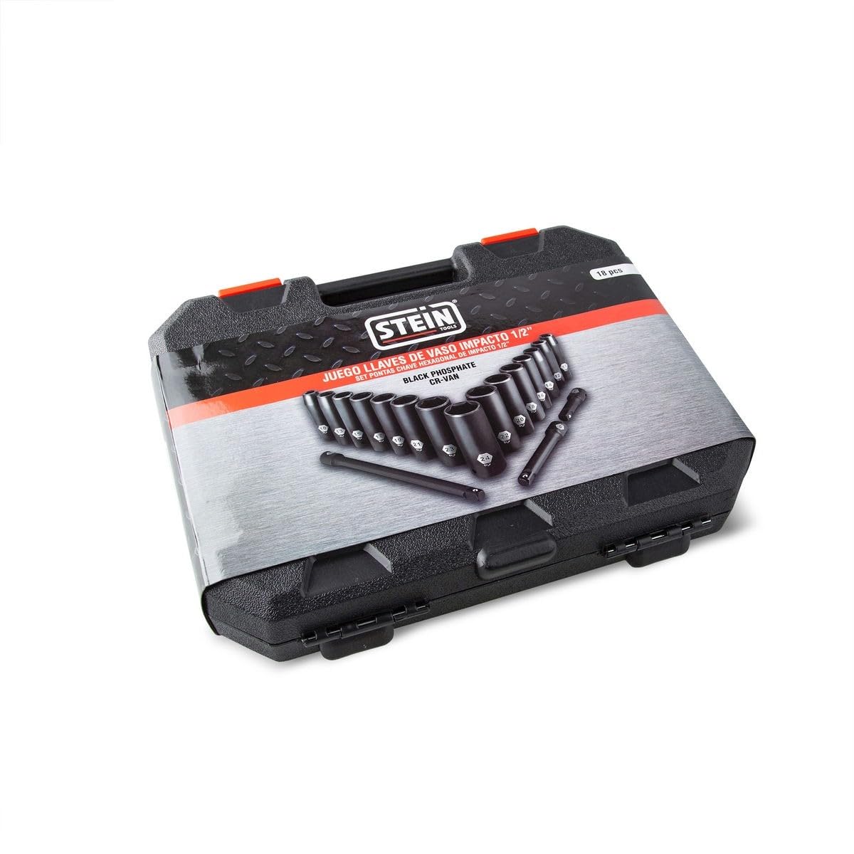 JUEGO LLAVES DE VASO IMPACTO CR-V 18pcs.