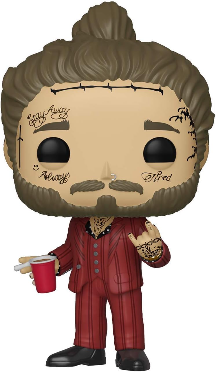 Funko Rocks: Post Malone - Post Malone Pop! Vinyl Figure (Includes Compatible Pop Box Protector Case)