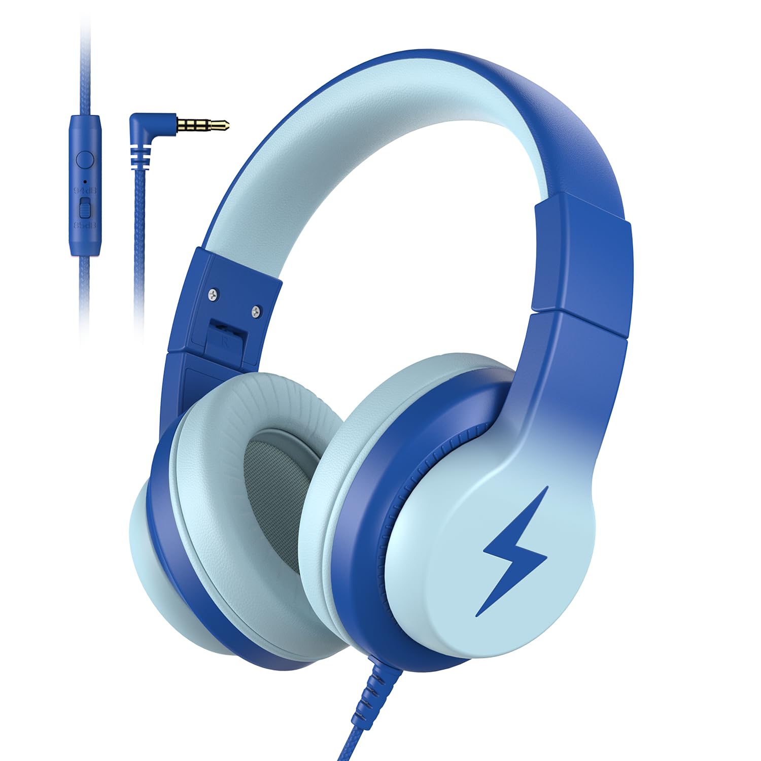 Candy Bila Wired Kids Headphones for School, Over-Ear for Boys Girls