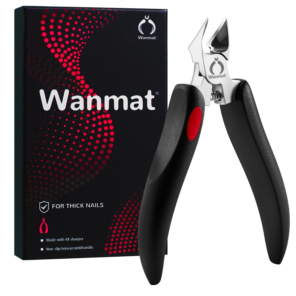 Toe Nail Clipper for Ingrown or Thick Toenails Toenails Trimmer and Professional Toenail Nipper for Seniors with Stainless