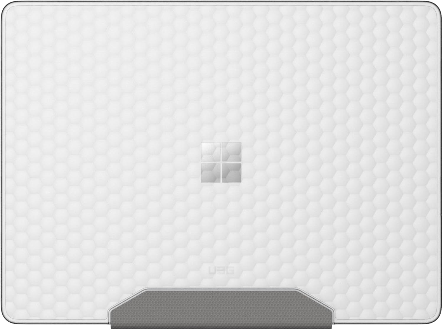URBAN ARMOR GEAR UAG Designed for Microsoft Surface Laptop 13.8" 7th Edition Case Essential Armor - Hard Shell Scratch Resistant Transparent Clear Protective Cover, Ice