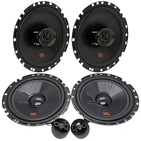 Flex4 Kit Som Automotivo Completo: Par de Alto Falantes Triaxial 6TRFX55 (110W RMS) + Par de Auto Falantes 2 Vias 62VFX55 (110W RMS) - Potência, Clareza e Imersão para Seu Carro