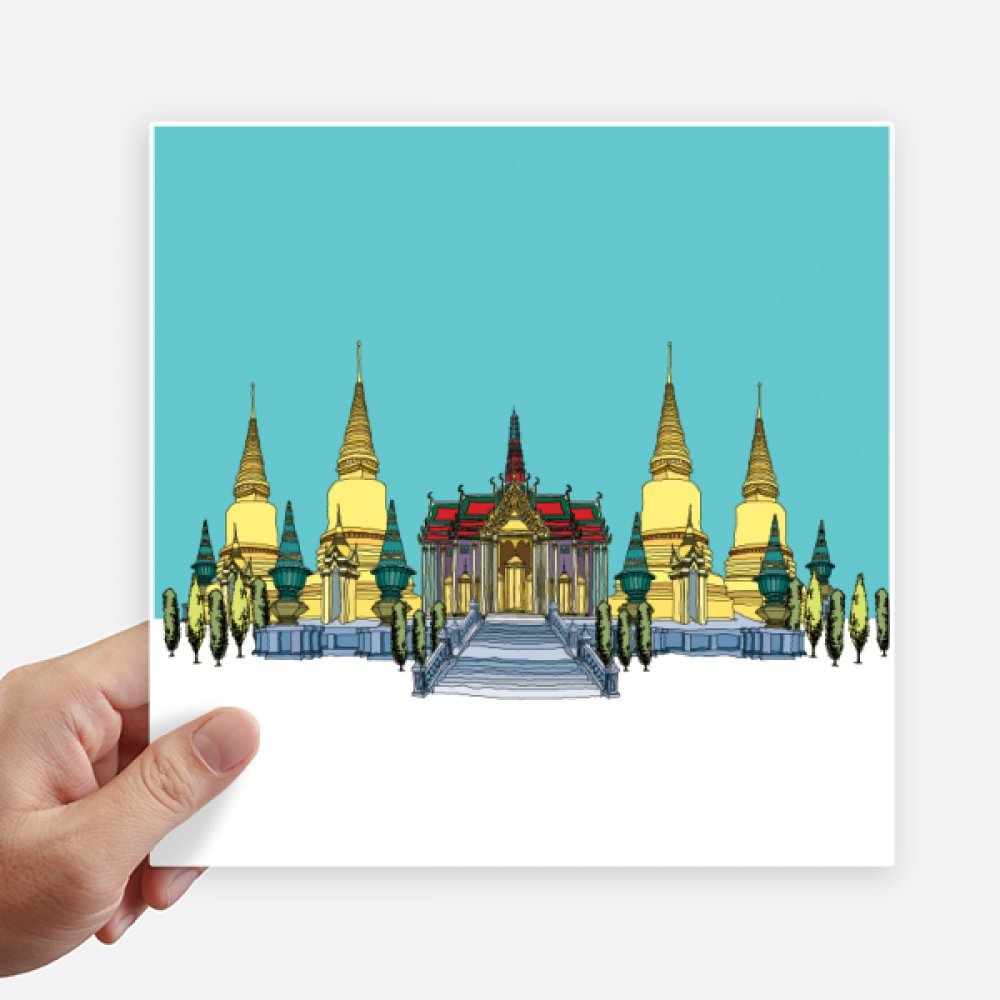 Autocollant sanctuaire illustré pour personnaliser votre valise de voyage