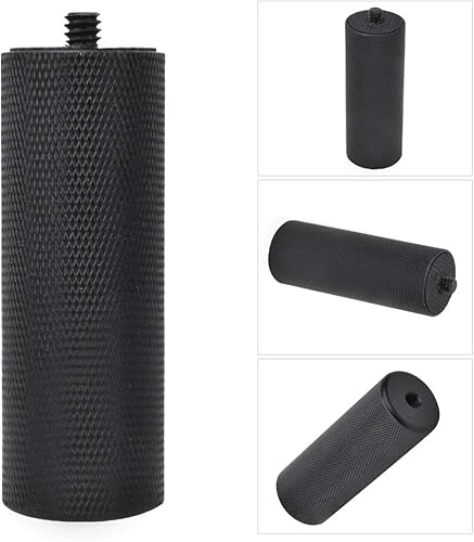 Miniatura 4 de Agarre de mano para cámara, luz de flash de aleación de aluminio, estabilizador de cámara con tornillo de 1/4 pulgadas para luz de relleno, luz LED,